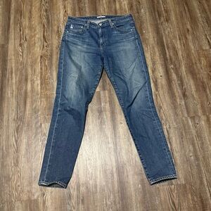 Alexa Chung For Adriano Goldschmied Jeans Women's 29R Slim Fit Mid Rise Denim